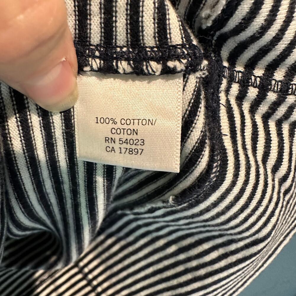 Banana Republic XS Knit Striped Mini Micro Dress Minimalist Coastal Nautical - Picture 6 of 10